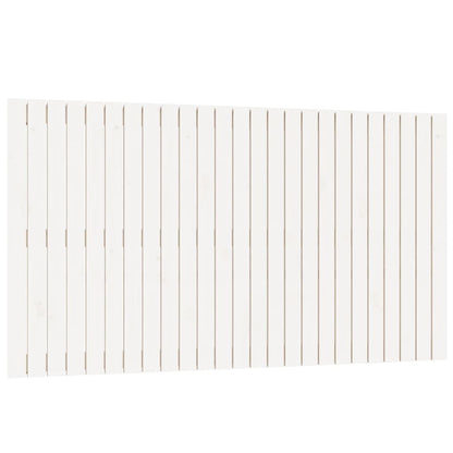 Wall Headboard White 159.5x3x90 cm Solid Wood Pine