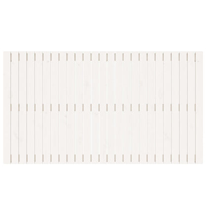 Wall Headboard White 159.5x3x90 cm Solid Wood Pine