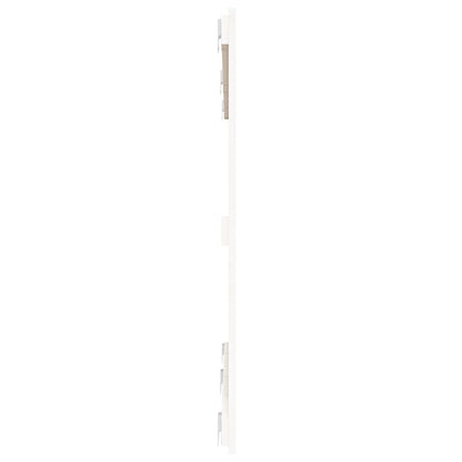 Wall Headboard White 159.5x3x90 cm Solid Wood Pine