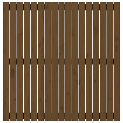 Wall Headboard Honey Brown 108x3x110 cm Solid Wood Pine