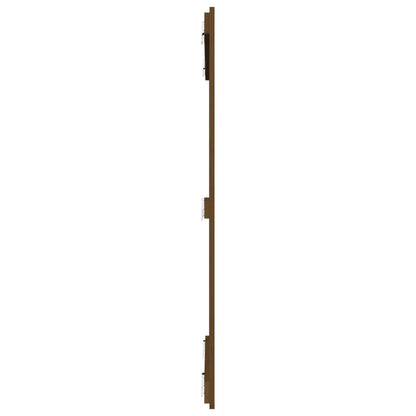 Wall Headboard Honey Brown 108x3x110 cm Solid Wood Pine