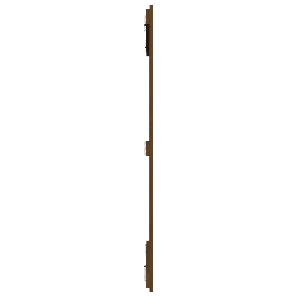 Wall Headboard Honey Brown 95.5x3x110 cm Solid Wood Pine