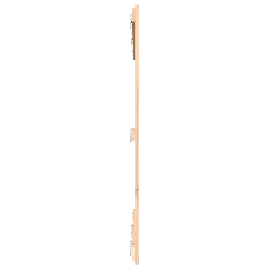 Wall Headboard 146.5x3x110 cm Solid Wood Pine