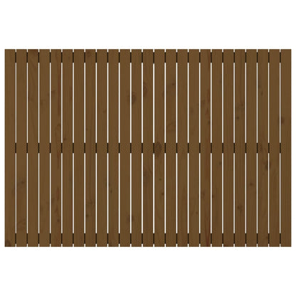 Wall Headboard Honey Brown 159.5x3x110 cm Solid Wood Pine