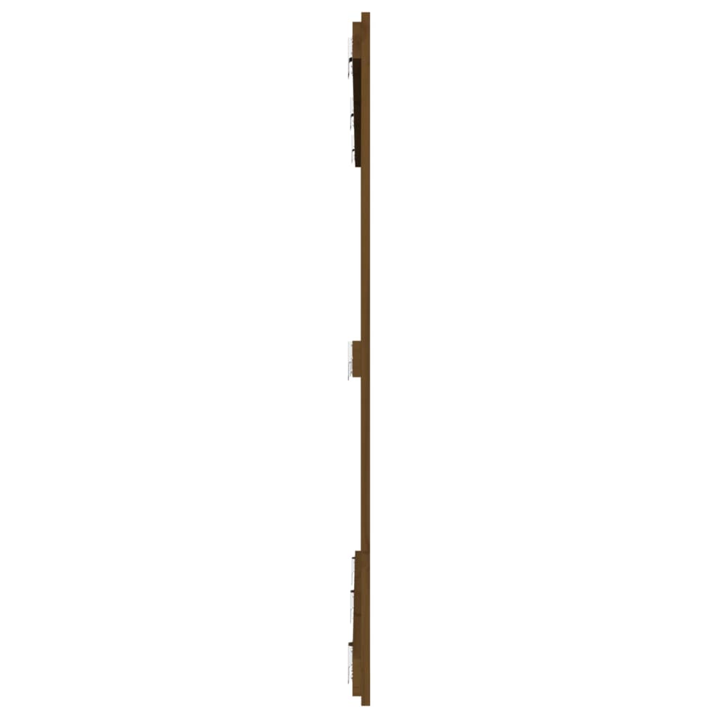 Wall Headboard Honey Brown 159.5x3x110 cm Solid Wood Pine
