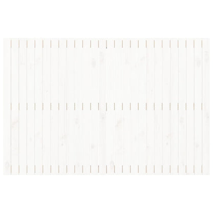 Wall Headboard White 166x3x110 cm Solid Wood Pine