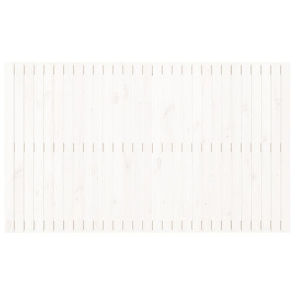 Wall Headboard White 185x3x110 cm Solid Wood Pine
