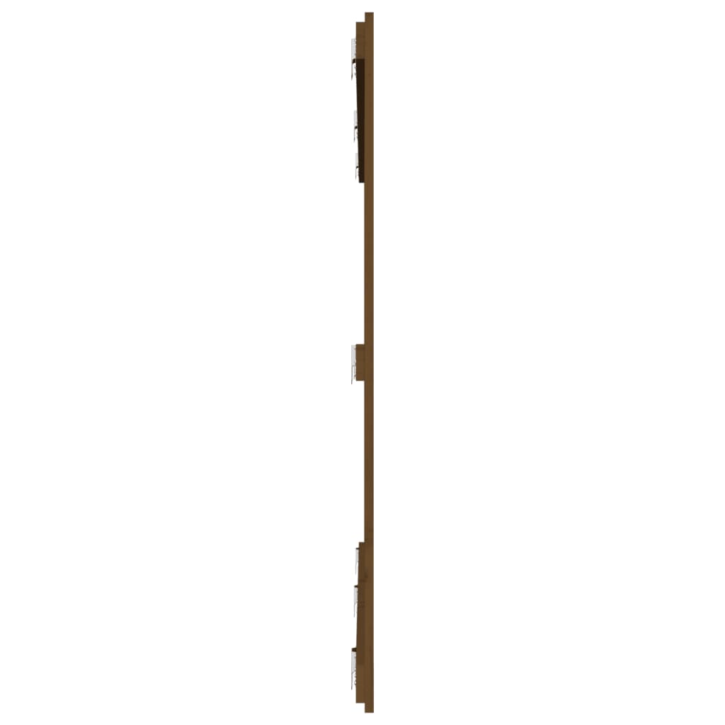 Wall Headboard Honey Brown 185x3x110 cm Solid Wood Pine
