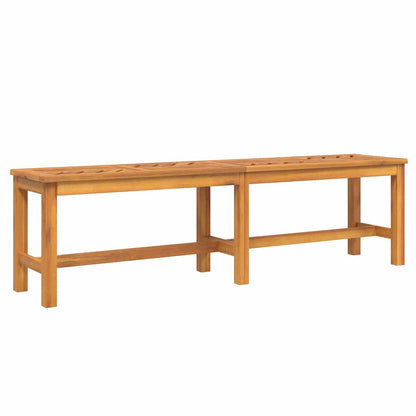 Garden Dining Set 5 pcs Brown Solid Acacia Wood