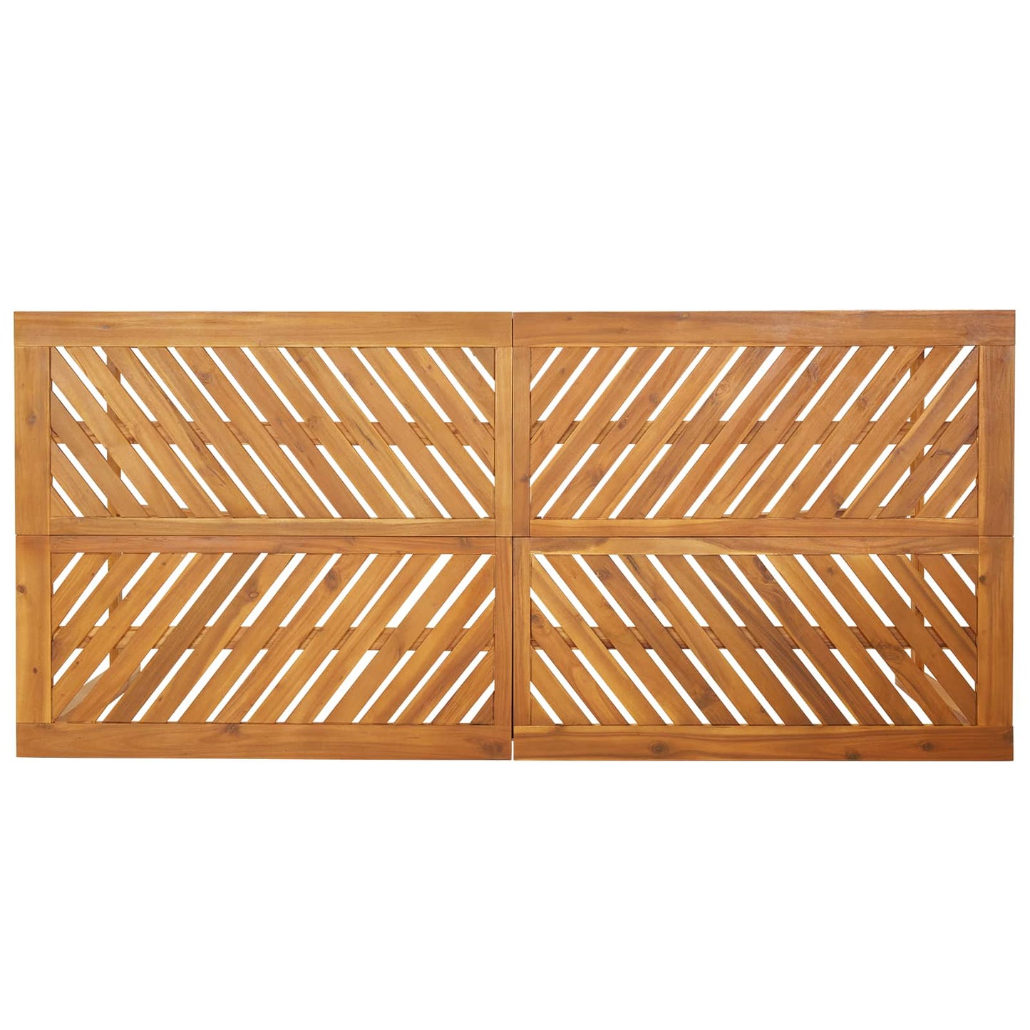 Garden Dining Set 9 pcs Brown Solid Acacia Wood