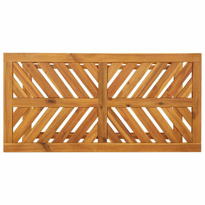 Garden Lounge Set 3 pcs Brown Solid Acacia Wood