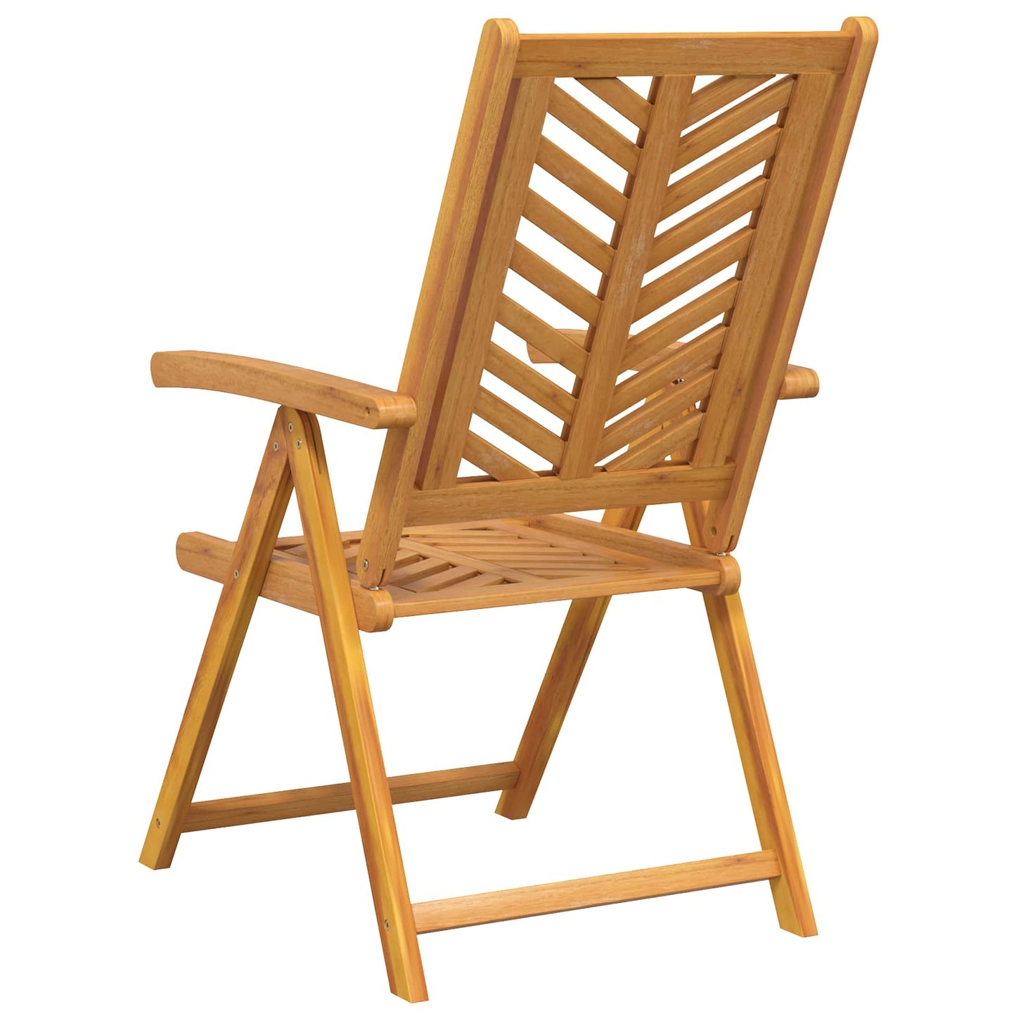 Garden Chair 4 pcs Brown 57 x 72 x 109 cm Solid Acacia Wood