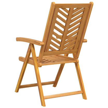 Garden Chair 4 pcs Brown 57 x 72 x 109 cm Solid Acacia Wood