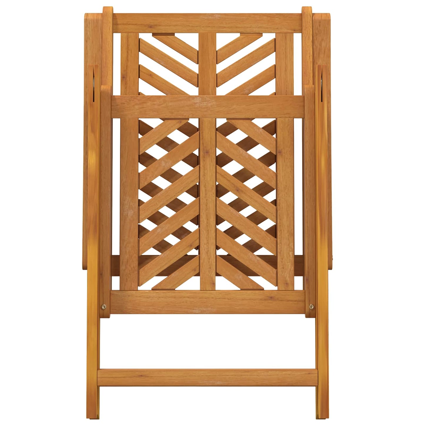 Garden Chair 4 pcs Brown 57 x 72 x 109 cm Solid Acacia Wood