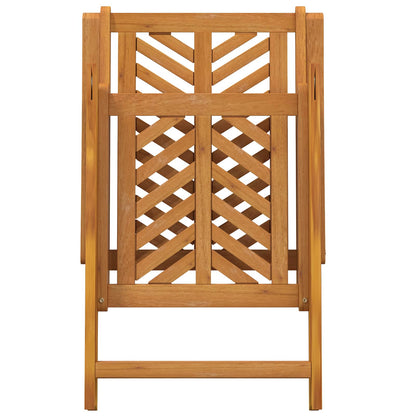 Garden Chair 4 pcs Brown 57 x 72 x 109 cm Solid Acacia Wood