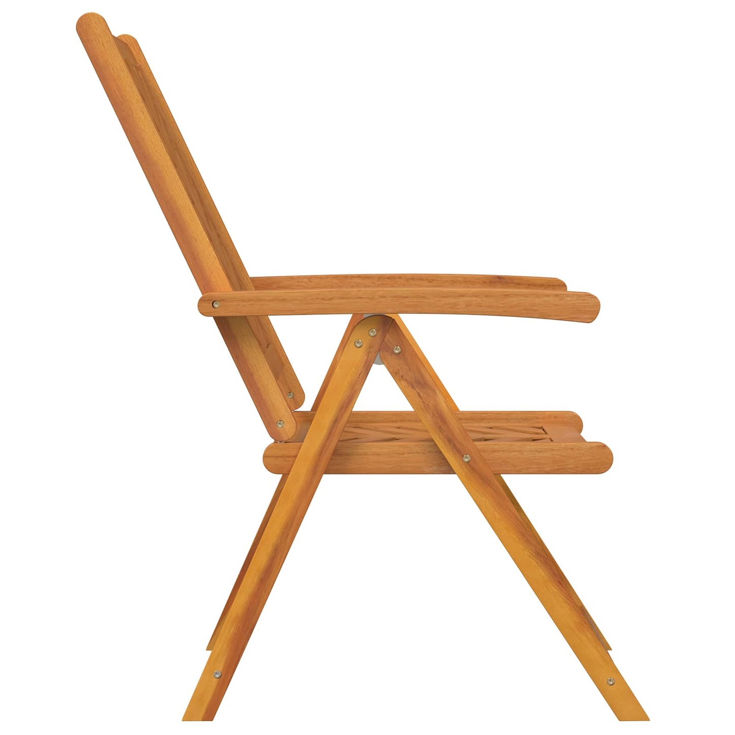 Garden Chair 4 pcs Brown 57 x 72 x 109 cm Solid Acacia Wood