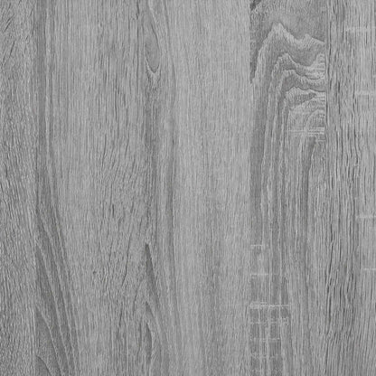 4 Piece Bathroom Furniture Set Grey Sonoma Engineered Wood