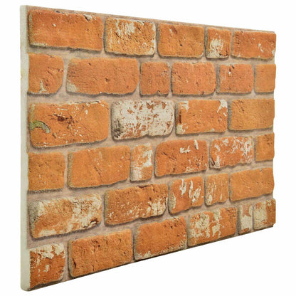 Wall Panels 10 pcs 100 x 50 cm Brick EPS Foam