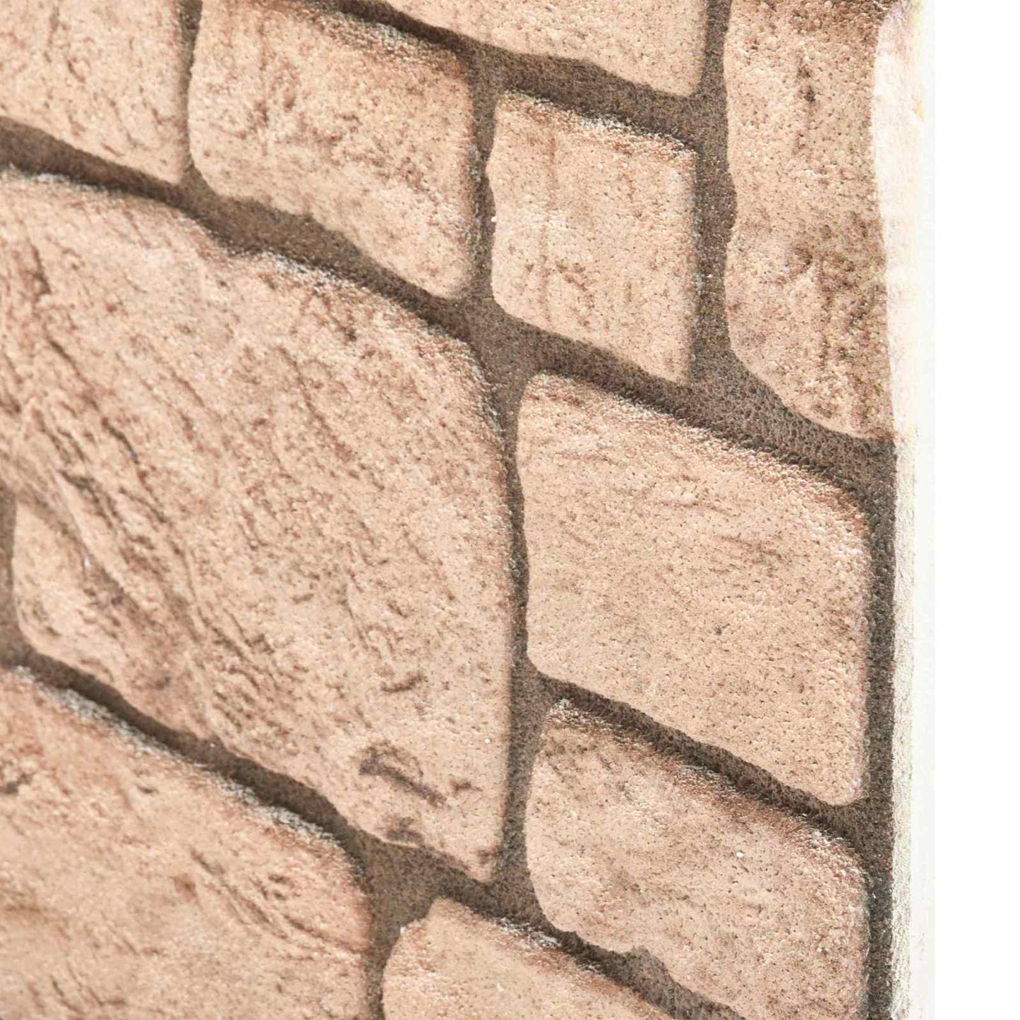 Wall Panels 10 pcs Beige 100 x 50 cm EPS Foam