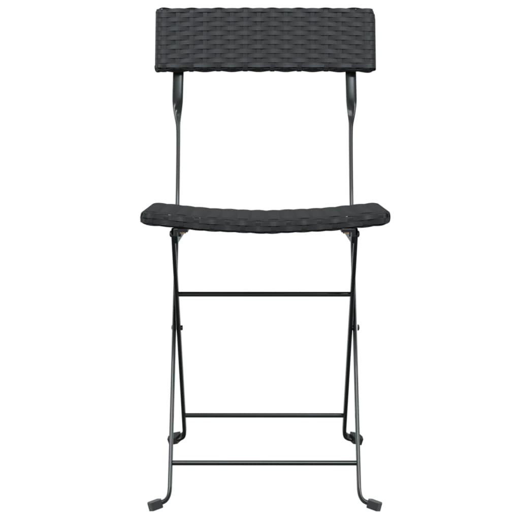 Folding Bistro Chair | Set of 2 | Black
