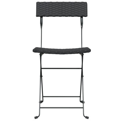 Folding Bistro Chair | Set of 2 | Black