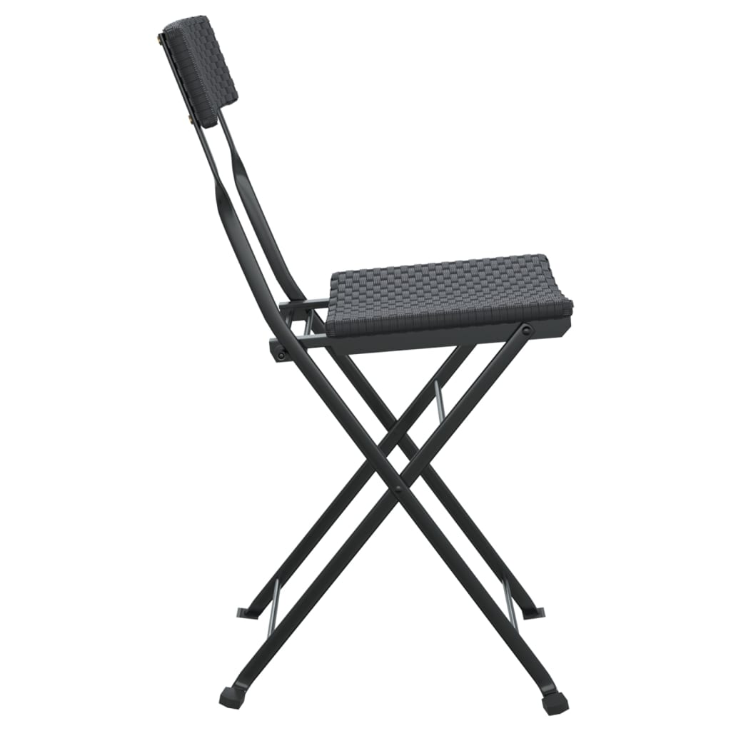 Folding Bistro Chair | Set of 2 | Black