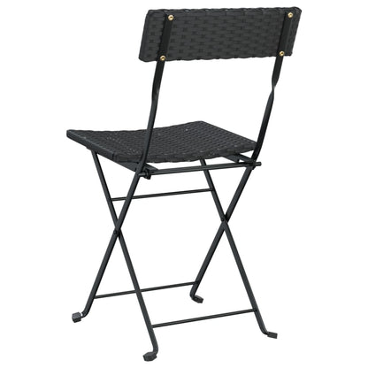 Folding Bistro Chair | Set of 2 | Black