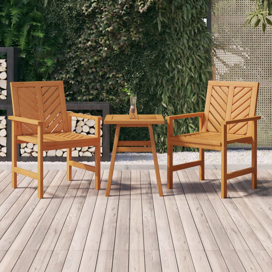 Garden Lounge Set | Natural Brown | Solid acacia wood | Medium | Durable