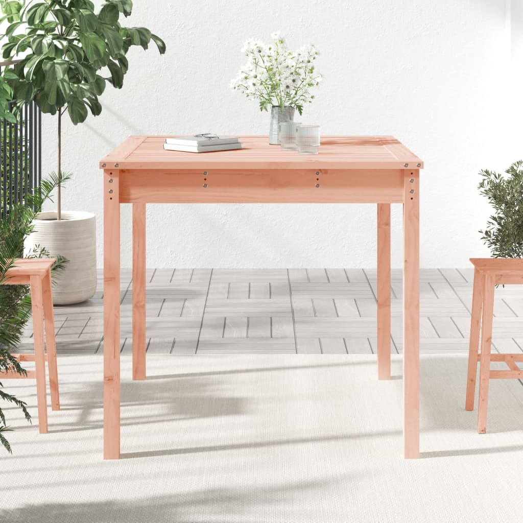 Garden Table 82,5x82,5x76 cm Solid Wood Douglas