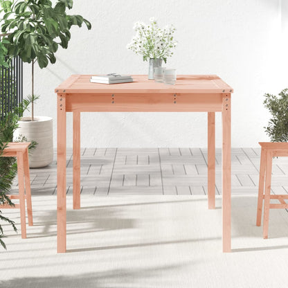 Garden Table 82,5x82,5x76 cm Solid Wood Douglas