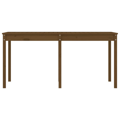 Garden Table Honey Brown 159,5x82,5x76 cm Solid Wood Pine