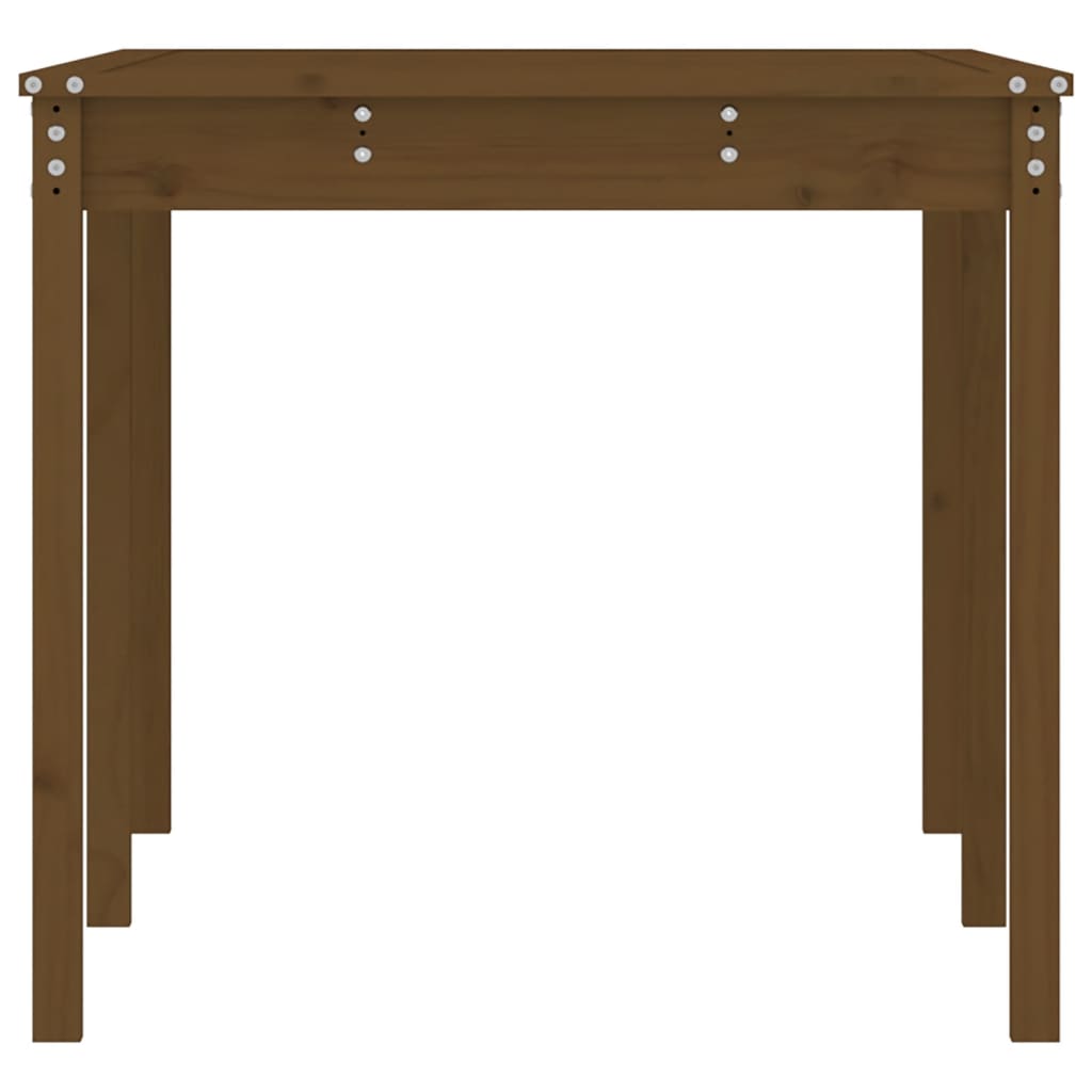 Garden Table Honey Brown 159,5x82,5x76 cm Solid Wood Pine