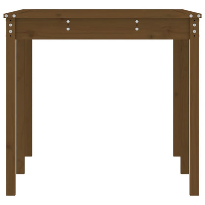 Garden Table Honey Brown 159,5x82,5x76 cm Solid Wood Pine