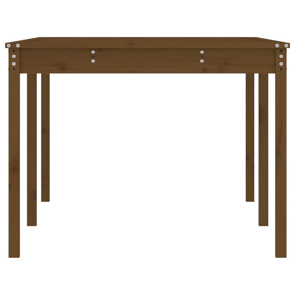 Garden Table Honey Brown 203,5x100x76 cm Solid Wood Pine