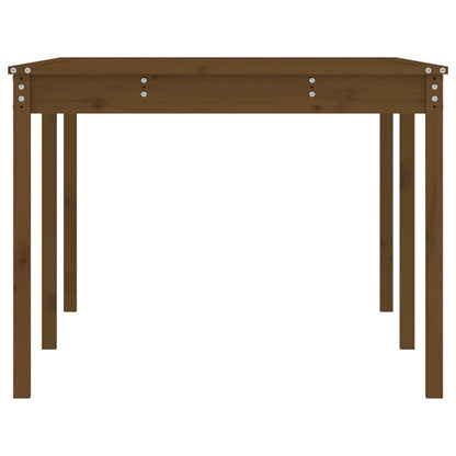 Garden Table Honey Brown 203,5x100x76 cm Solid Wood Pine