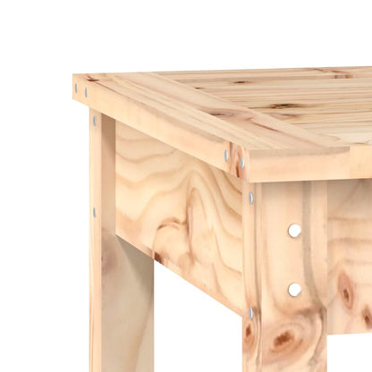 Garden Bench | Natural pine | Solid pine wood | Compact | Simplistic