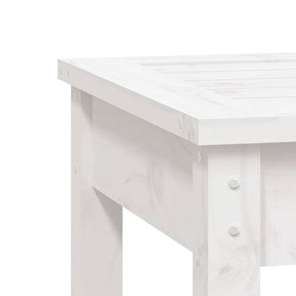 Garden Bench | White | Solid Pine Wood | Small | Garden Bench