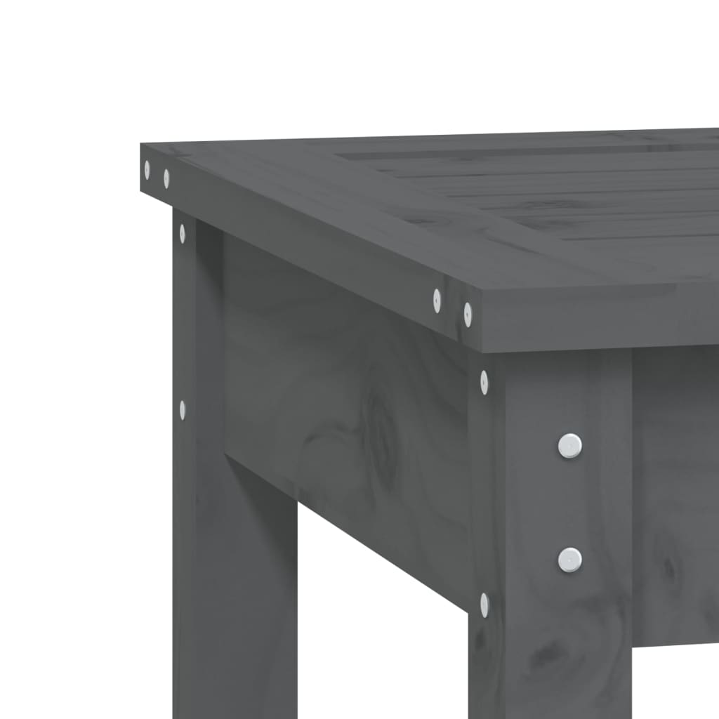 Garden Bench | Grey | Solid pine wood | Medium | Tough | Garden Bench