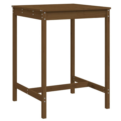 Garden Table Honey Brown 82,5x82,5x110 cm Solid Wood Pine