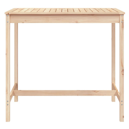 Garden Table 121x82,5x110 cm Solid Wood Pine