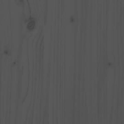 Garden Table Grey 121x82,5x110 cm Solid Wood Pine