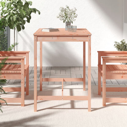 Garden Table 121x82,5x110 cm Solid Wood Douglas