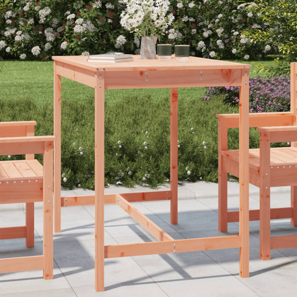 Garden Table 121x82,5x110 cm Solid Wood Douglas