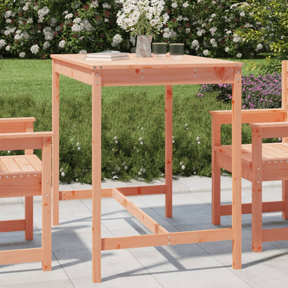 Garden Table 121x82,5x110 cm Solid Wood Douglas