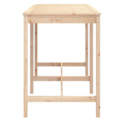 Garden Table 159,5x82,5x110 cm Solid Wood Pine