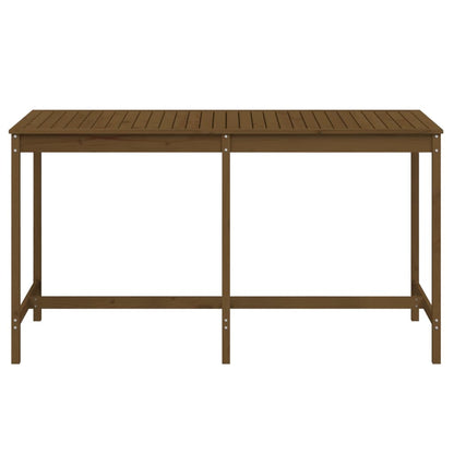 Garden Table Honey Brown 203,5x90x110 cm Solid Wood Pine