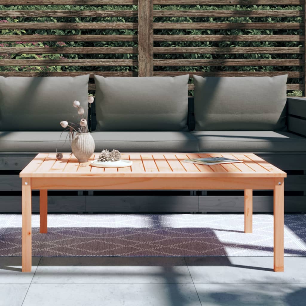 Garden Table 121x82,5x45 cm Solid Wood Douglas
