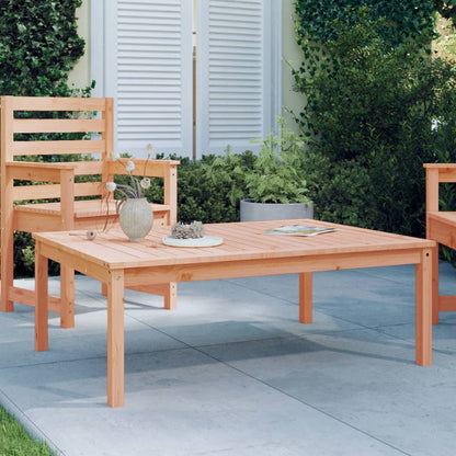 Garden Table 121x82,5x45 cm Solid Wood Douglas