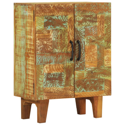 Hand Carved Sideboard 55x30x75 cm Solid Wood Reclaimed