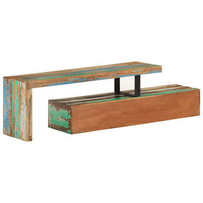 TV Stand (118-200)x30x40 cm Solid Wood Reclaimed